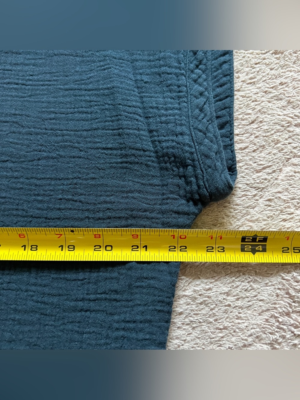 Faherty Dream Desmond Top Organic Cotton Gauze Boxy Minimalist Quiet Luxury Sz M - Picture 7 of 7